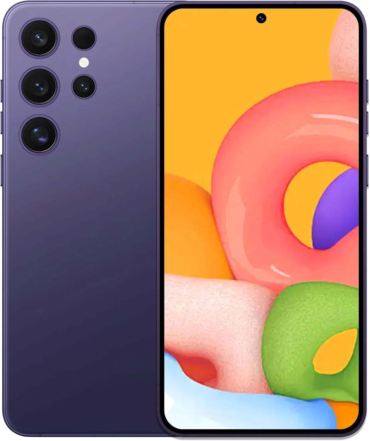 Unlocked Phones R24 Ultra Build-in Pen, Android 14 Cell Phones, 5000mAh Battery, 12GB+512GB