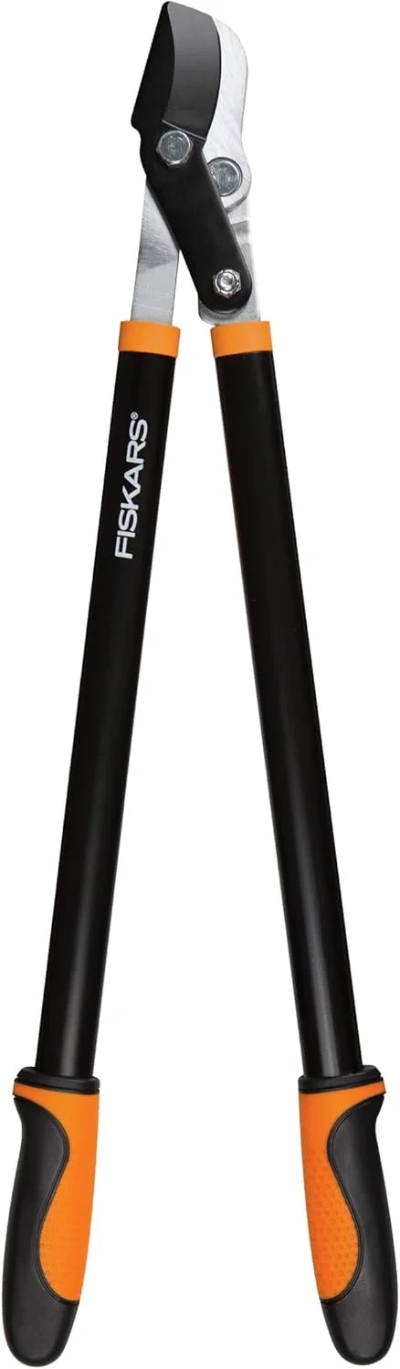 Fiskars 28-Inch Power-Lever Garden Bypass Lopper and Tree Trimmer, Sharp Precision-Ground Steel