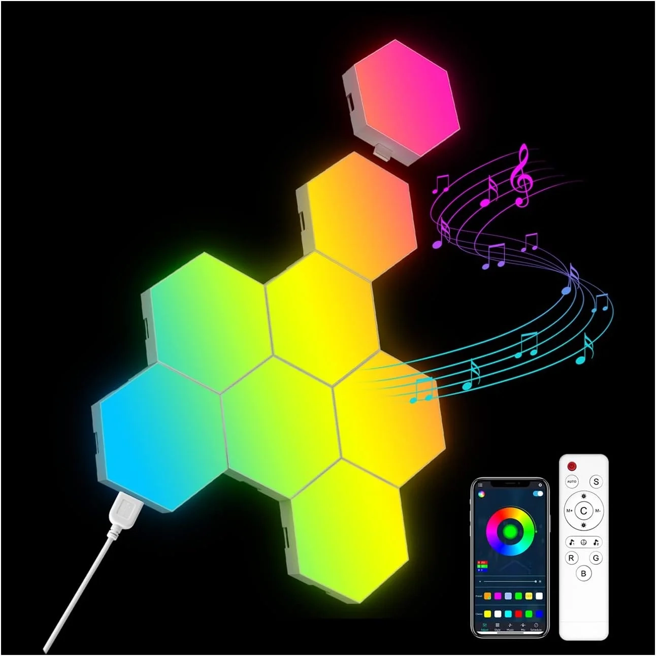 Best RGB Hexagon Lights