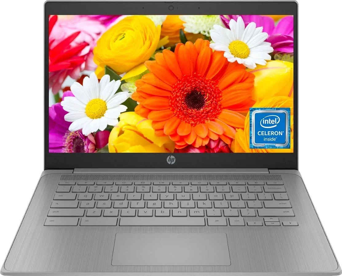HP Chromebook for Students: Laptop with Intel Quad-Core N4120 and 14