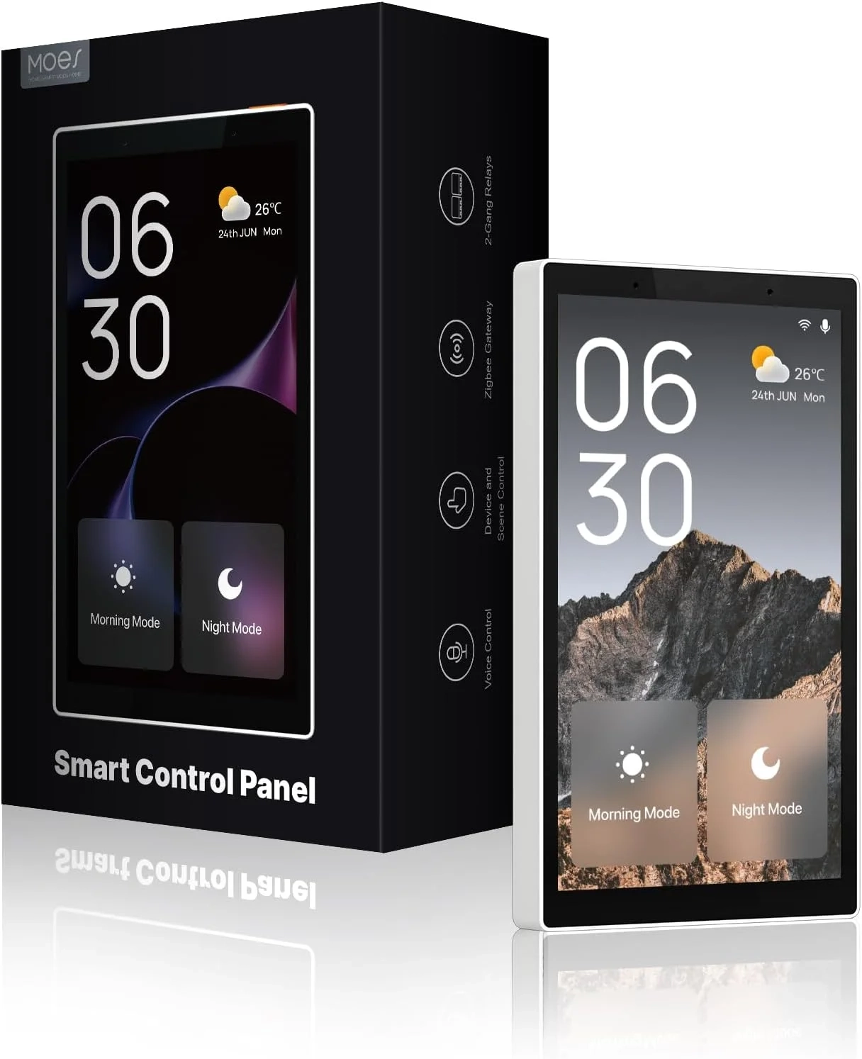 Smart Life Touchscreen Panel with Alexa Built