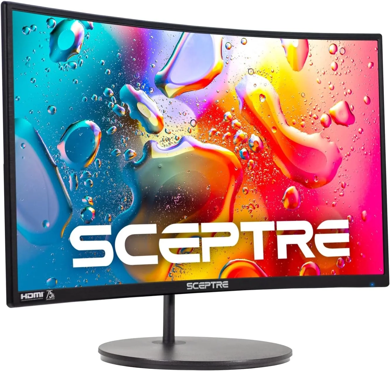 Sceptre Curved 24-inch Gaming Monitor 1080p R1500 98% sRGB HDMI x2 VGA Build-in Speakers, VESA Wall