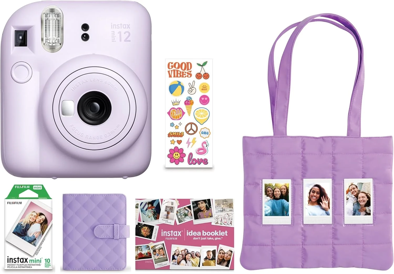 Best Fujifilm Instax Mini 12 Lilac Purple Holiday Bundle 2025