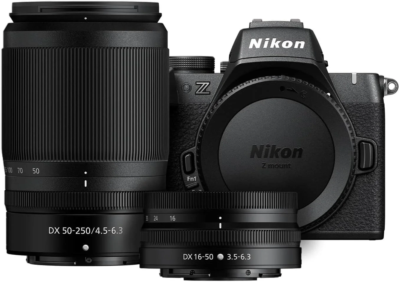 Nikon Z50 II with Two Lenses | Compact mirrorless Stills/Video Camera with Easy Color presets and