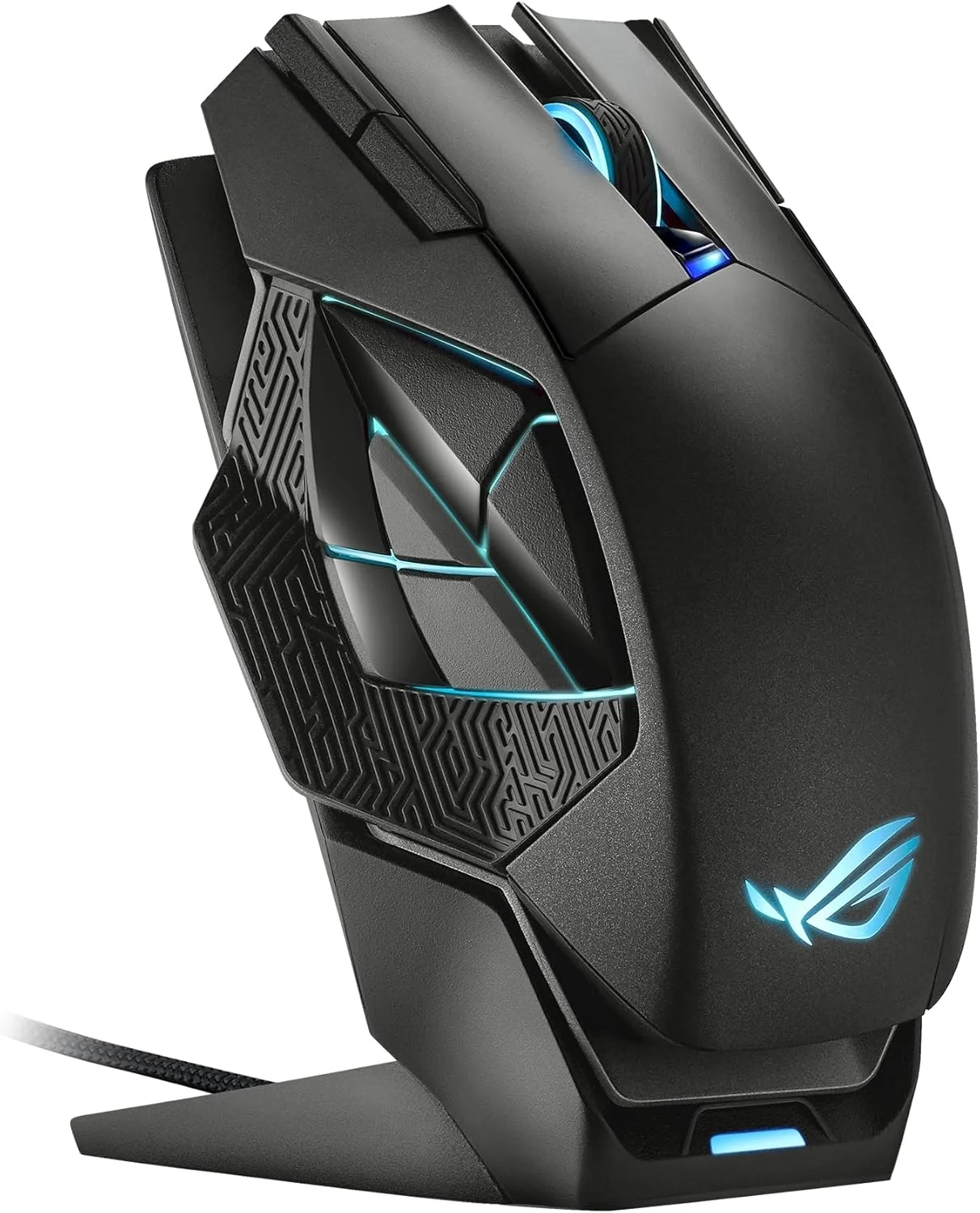 ASUS ROG Spatha X Wireless Gaming Mouse  MMO/MOBA Design, 12 Programmable Buttons, Right-Handed,