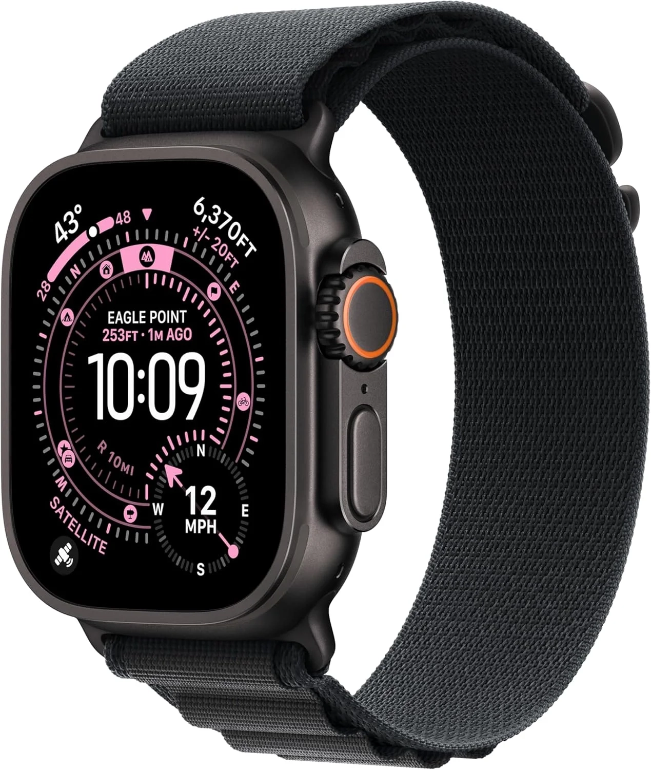 Apple Watch Ultra 3 [GPS + Cellular 49mm] Running & Multisport Smartwatch w/Rugged Titanium Case