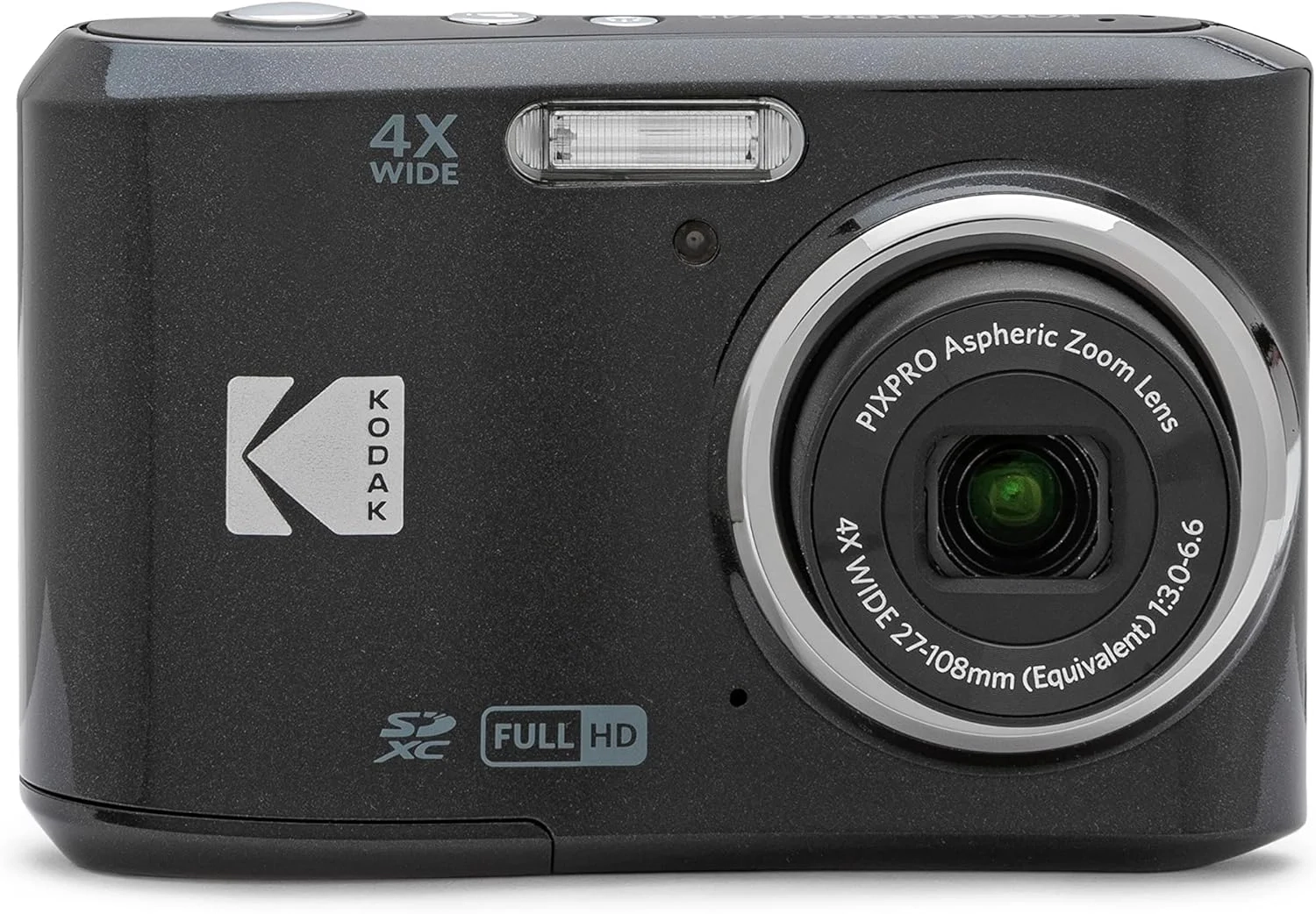 KODAK PIXPRO Friendly Zoom FZ45-BK 16MP Digital Camera with 4X Optical Zoom 27mm Wide Angle and...
