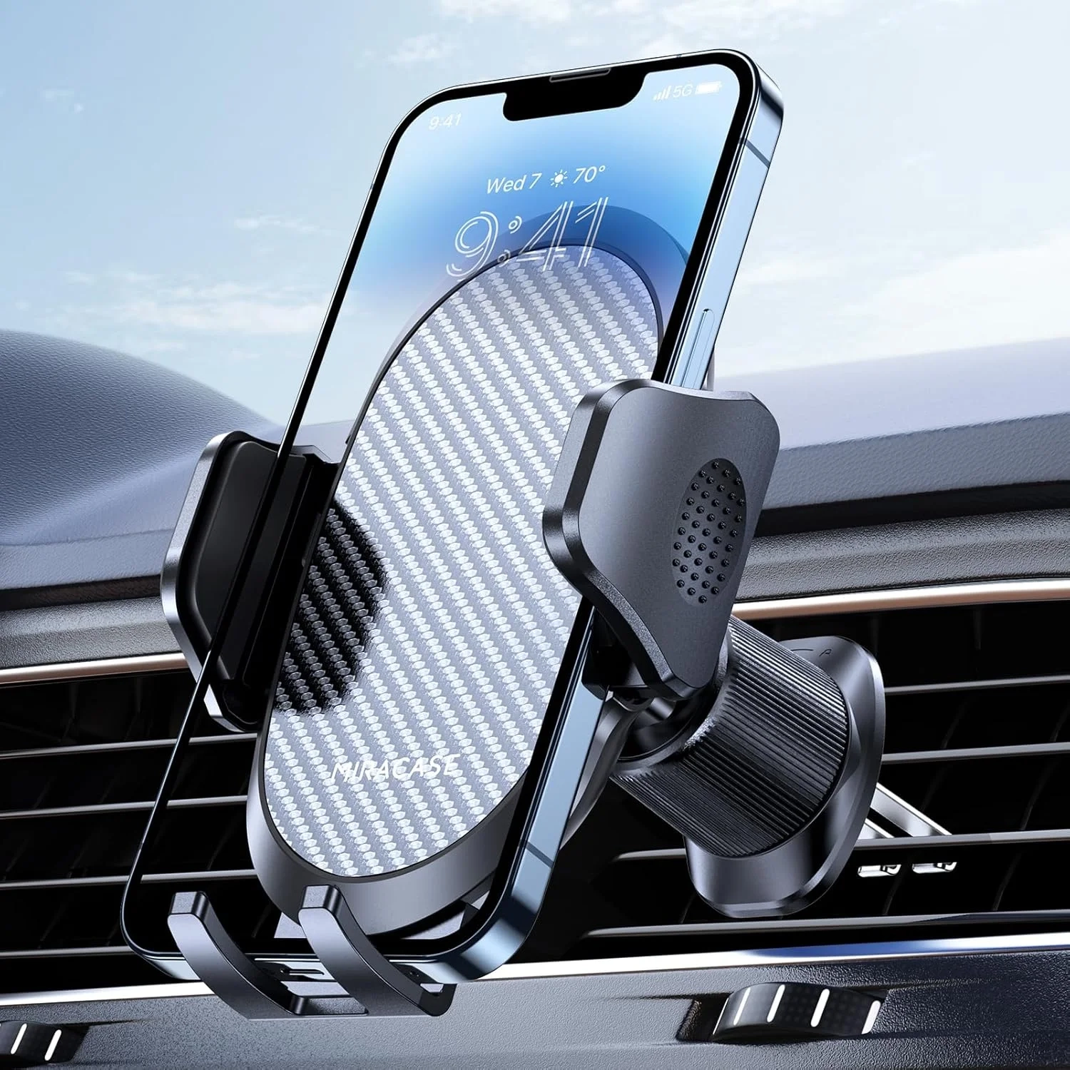 Best Car Phone Holder with Metal Hook Clip